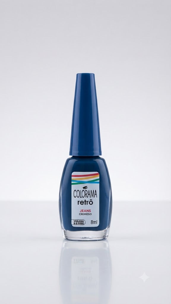ESMALTE LINHA RETRO JEANS 8ML - COLORAMA