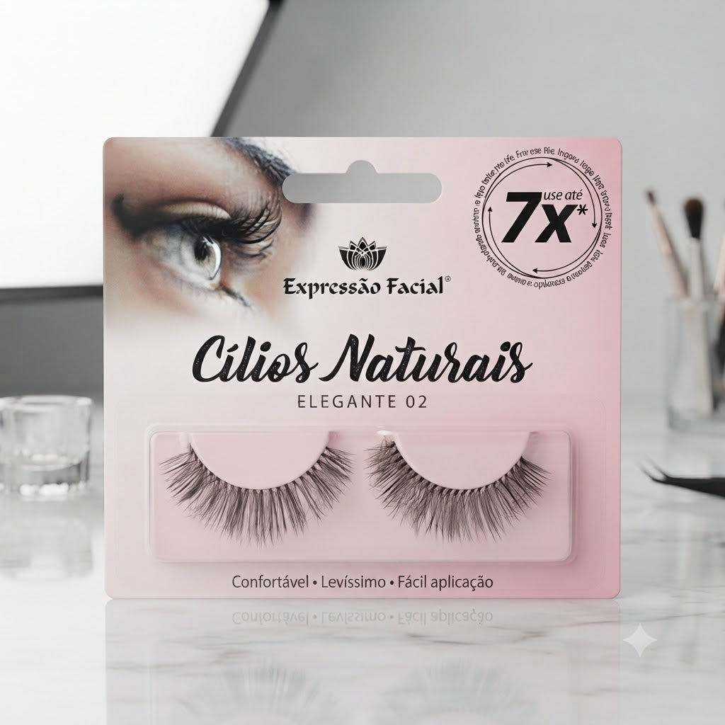 EXPRESSAO FACIAL - CILIOS NATURAIS ELEGANTE 02