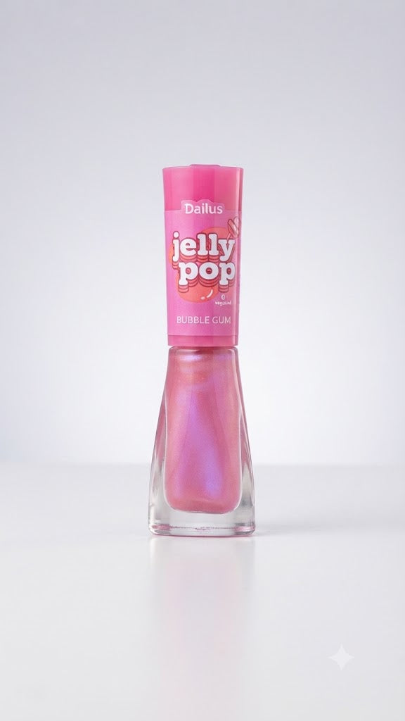 ESMALTE 8ML BUBBLE GUM JELLY POP - DAILUS QUERIDINHOS
