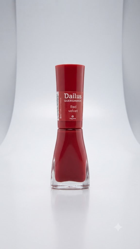 ESMALTE 8ML RED VELVET - DAILUS QUERIDINHOS