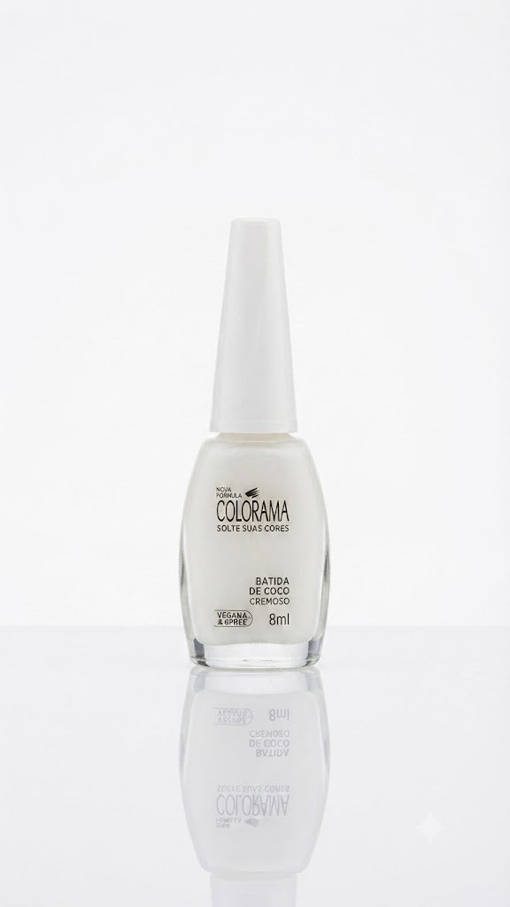 ESMALTE BATIDA DE COCO 8ML - COLORAMA