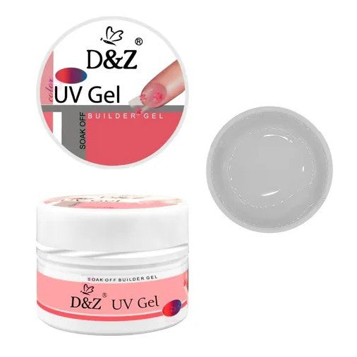 GEL D&Z BUILDER GEL WHITE 2- 30ml INVILA - Tudo para unhas em gel