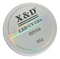 GEL X&D WHITE 56g INVILA - Tudo para unhas em gel
