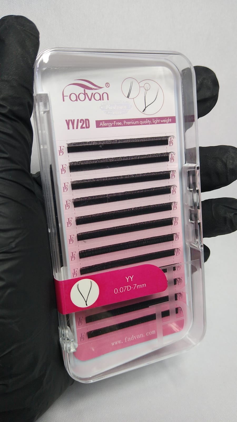 CILIOS FADVAN LASHES YY 0.07D 7MM INVILA - Tudo para unhas em gel
