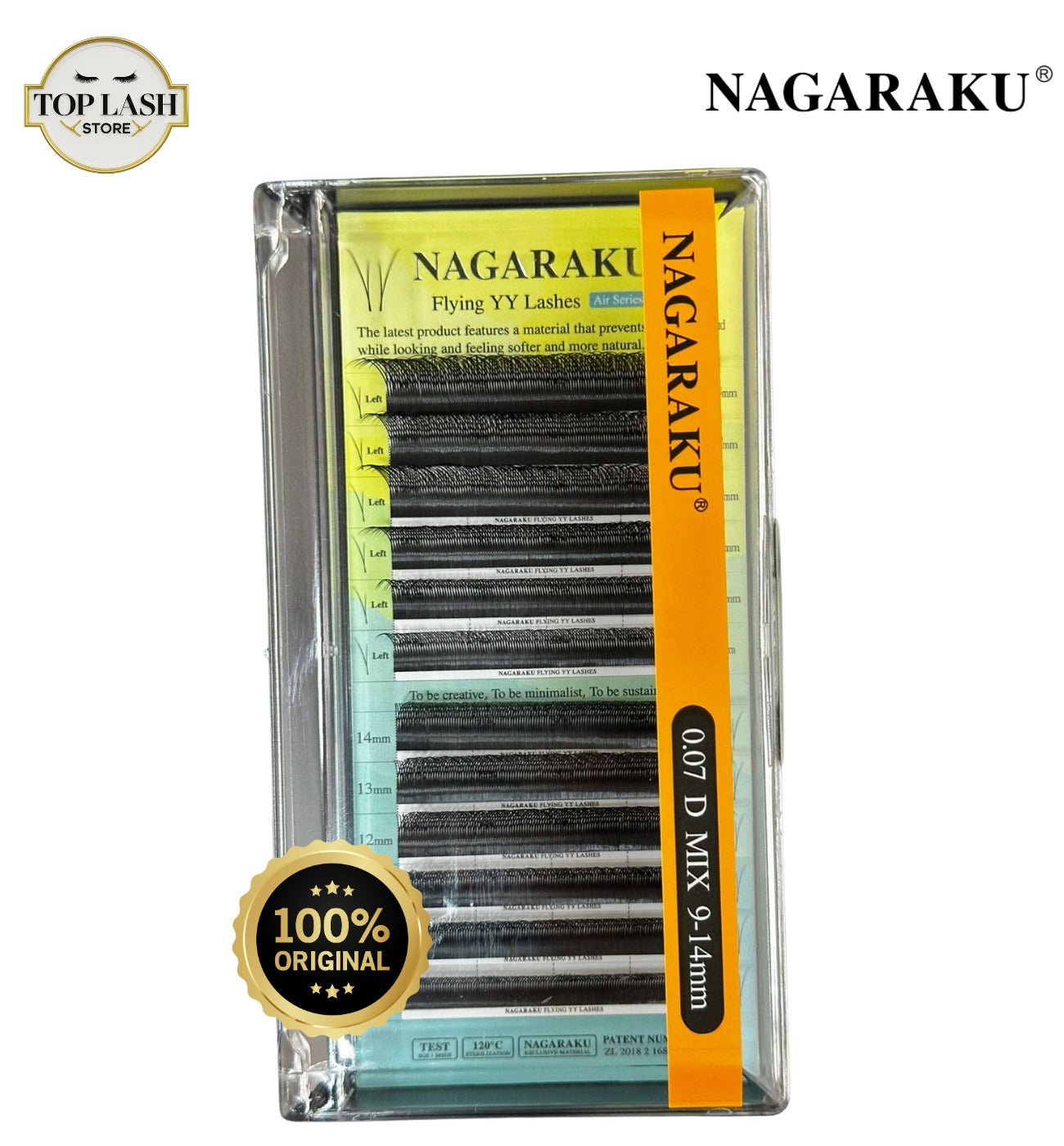 CILIOS NAGARAKU FLYING YY 0.07D MIX 9-14MM INVILA - Tudo para unhas em gel